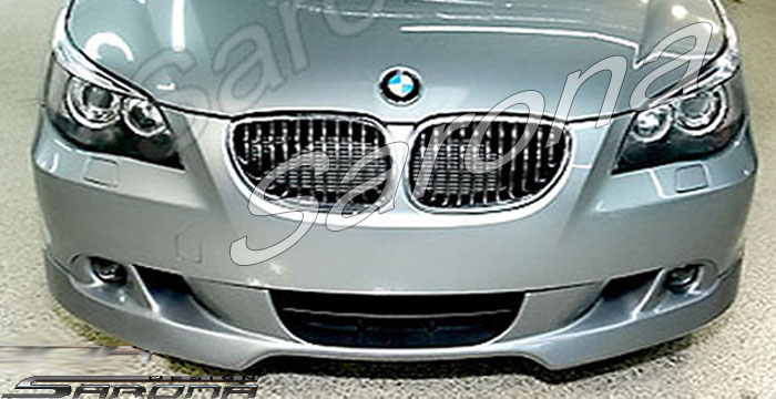 Custom BMW 5 Series Front Bumper Add-on  Sedan Front Add-on Lip (2004 - 2007) - $325.00 (Part #BM-014-FA)